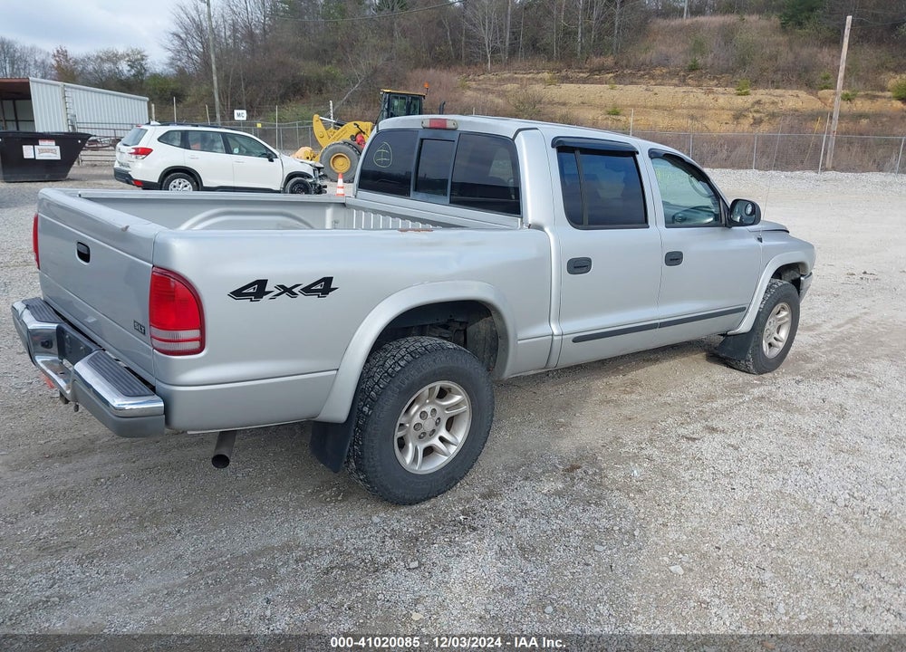 2004 DODGE DAKOTA SLT VIN: 1D7HG48N24S721975