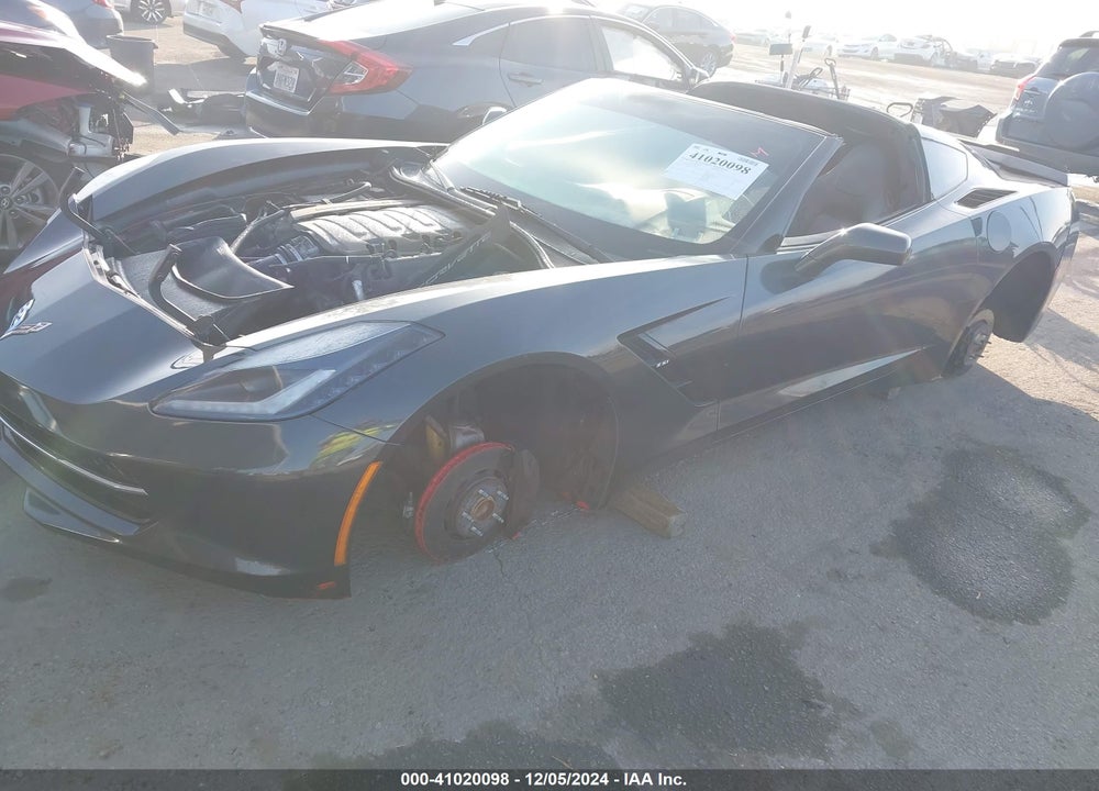 2015 CHEVROLET CORVETTE STINGRAY Z51 VIN: 1G1YH2D79F5109124