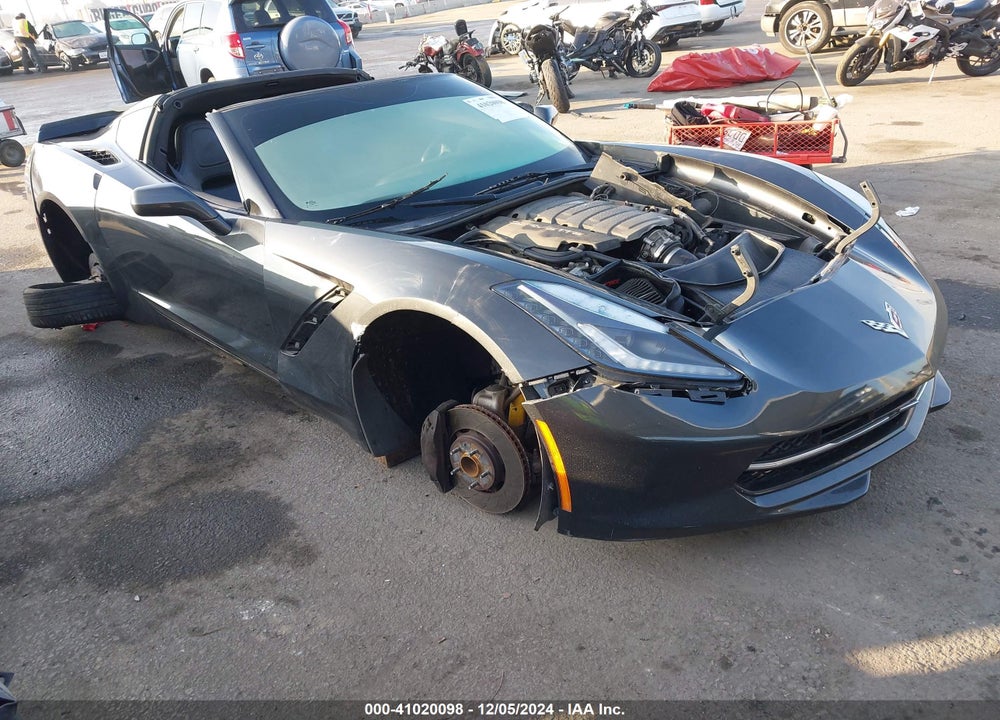 2015 CHEVROLET CORVETTE STINGRAY Z51 VIN: 1G1YH2D79F5109124