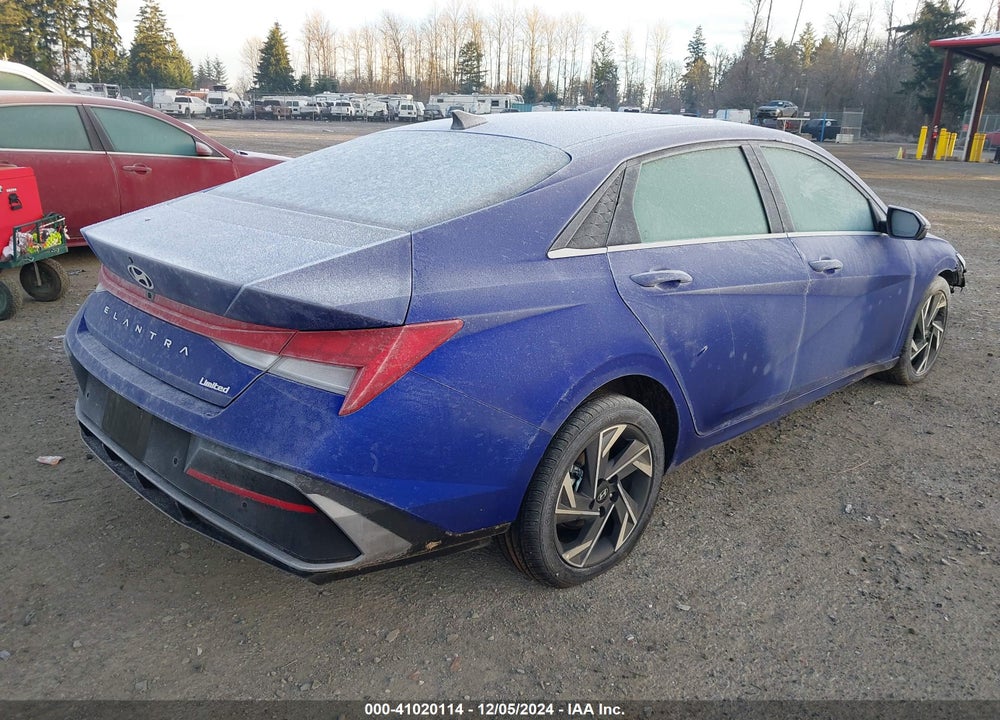 2024 HYUNDAI ELANTRA LIMITED VIN: KMHLP4DG9RU836348