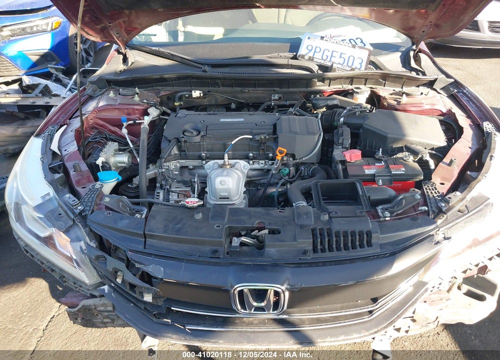 2016 HONDA ACCORD LX VIN: 1HGCR2F30GA123870
