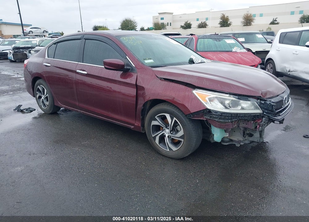 2016 HONDA ACCORD LX VIN: 1HGCR2F30GA123870