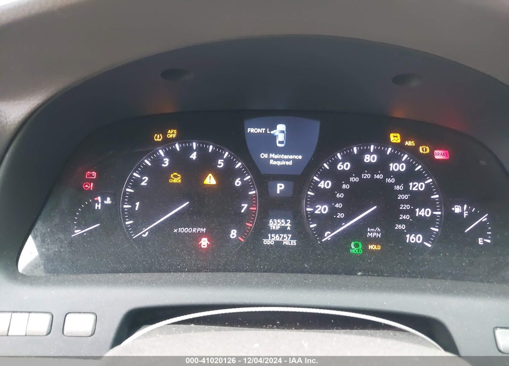 2008 LEXUS LS 460 L VIN: JTHGL46F485023173