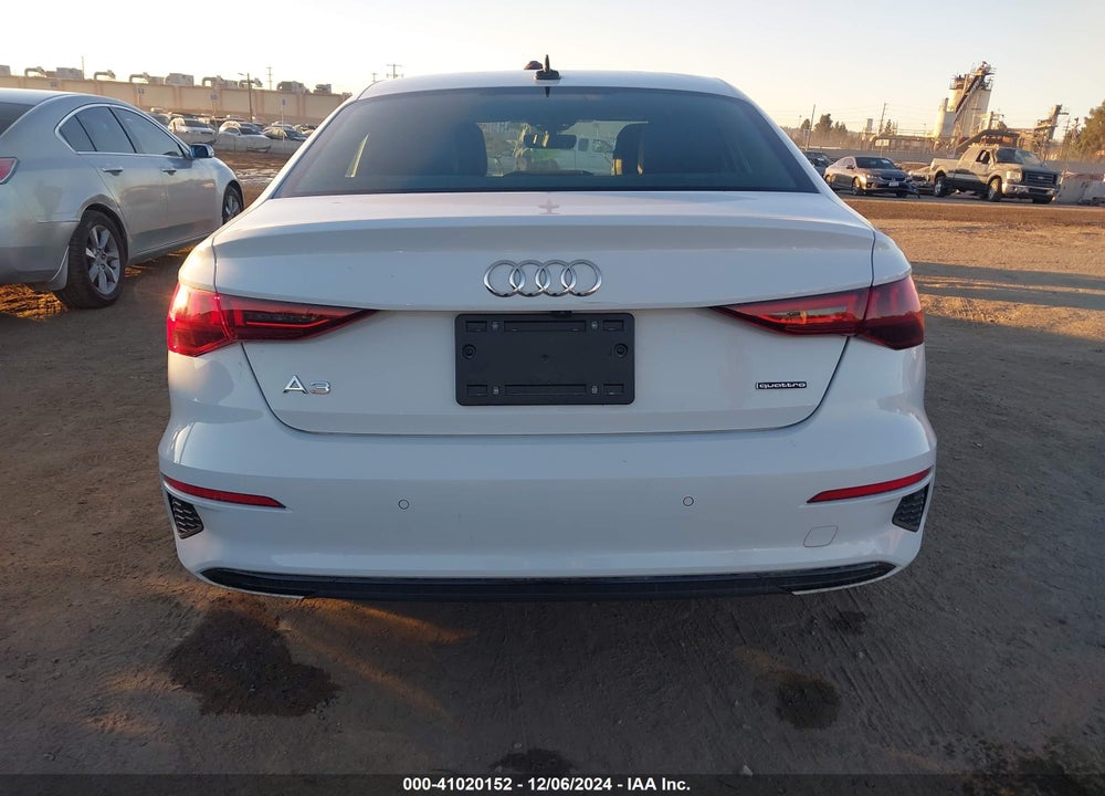 2023 AUDI A3 PREMIUM PLUS 40 TFSI QUATTRO S TRONIC VIN: WAUHUDGY2PA145388