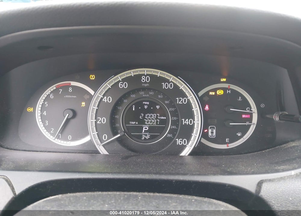2013 HONDA ACCORD EX-L VIN: 1HGCR2F87DA129768