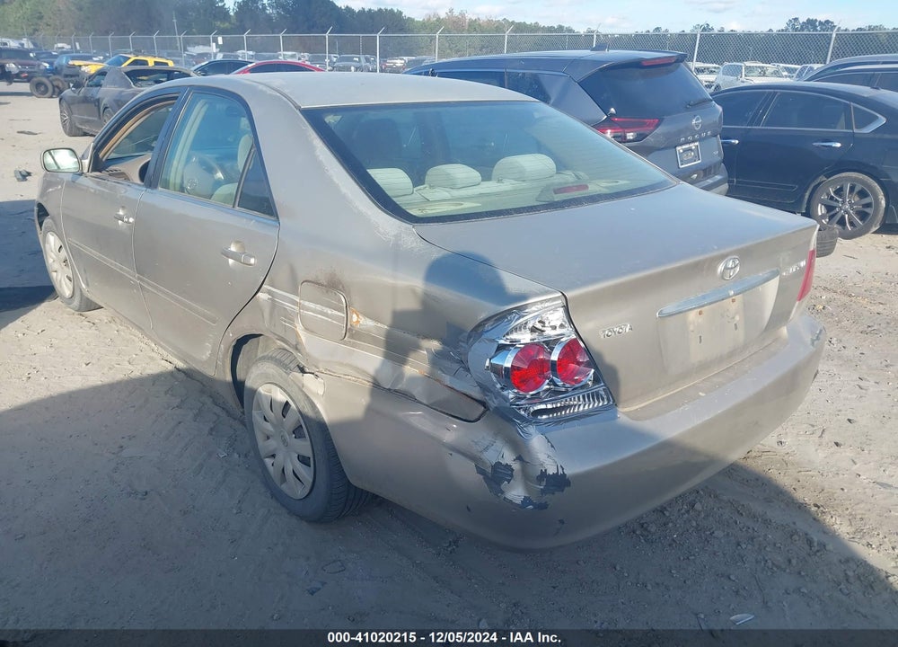 2006 TOYOTA CAMRY LE VIN: 4T1BE32K36U135402