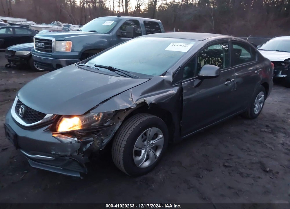 2013 HONDA CIVIC VIN: 2HGFB2F54DH603135