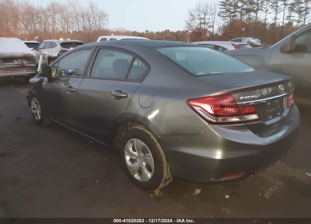 2013 HONDA CIVIC VIN: 2HGFB2F54DH603135