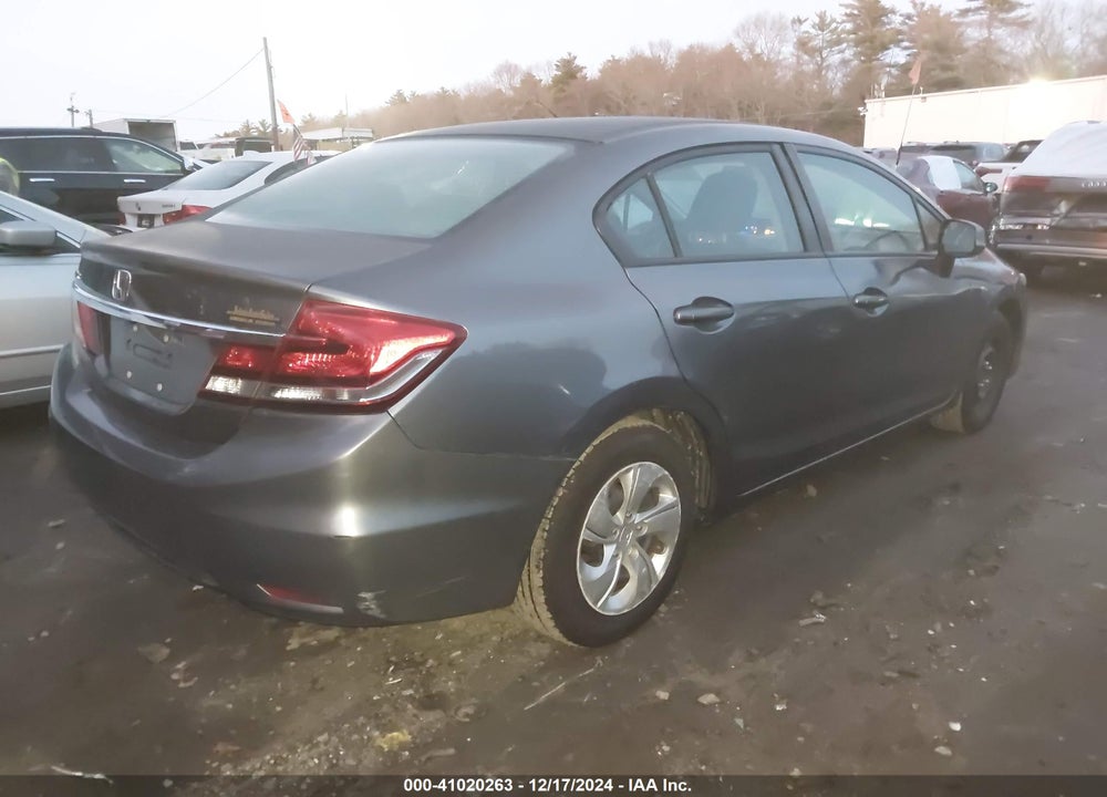 2013 HONDA CIVIC VIN: 2HGFB2F54DH603135