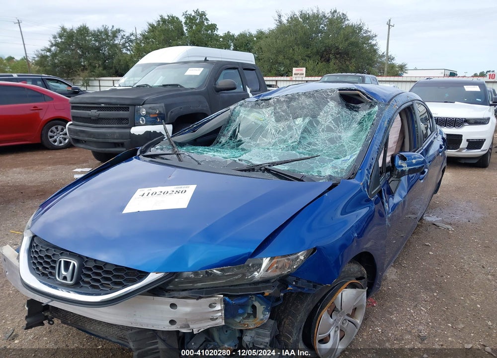 2015 HONDA CIVIC LX VIN: 19XFB2F59FE008536