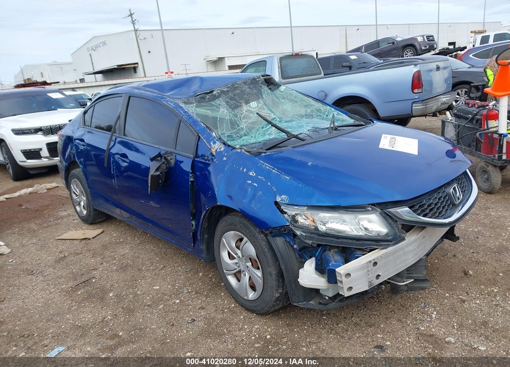 2015 HONDA CIVIC LX VIN: 19XFB2F59FE008536