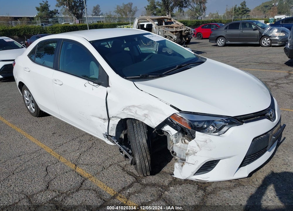 2014 TOYOTA COROLLA LE VIN: 5YFBURHE4EP175155