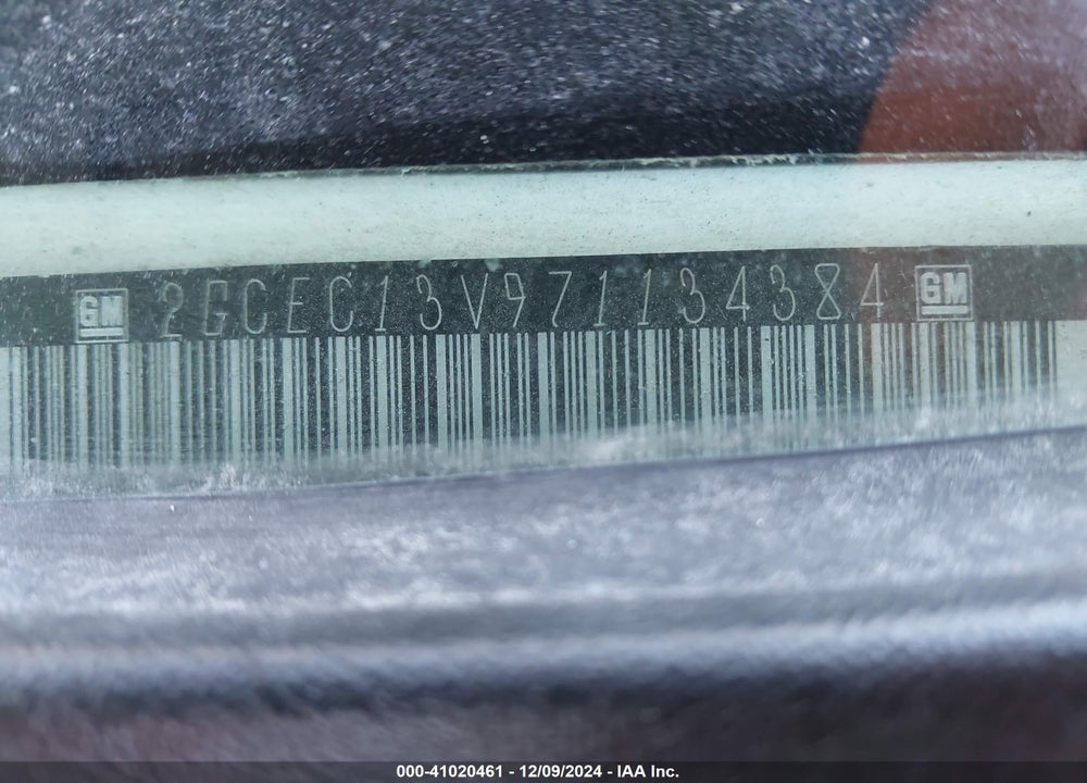 2007 CHEVROLET SILVERADO 1500 CLASSIC LS VIN: 2GCEC13V971134384