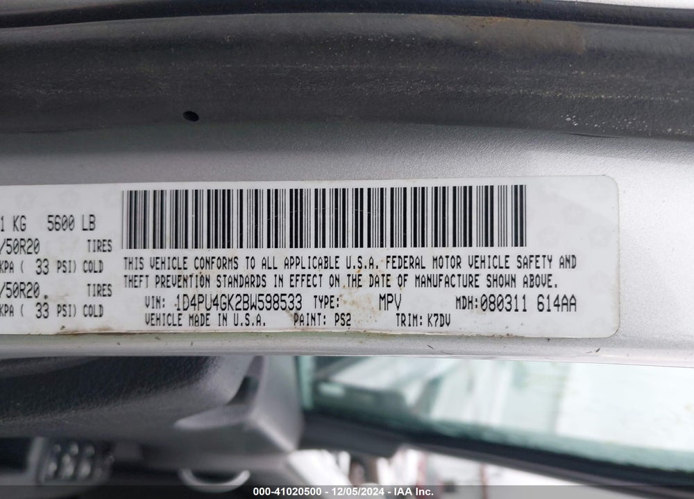 2011 DODGE NITRO HEAT VIN: 1D4PU4GK2BW598533