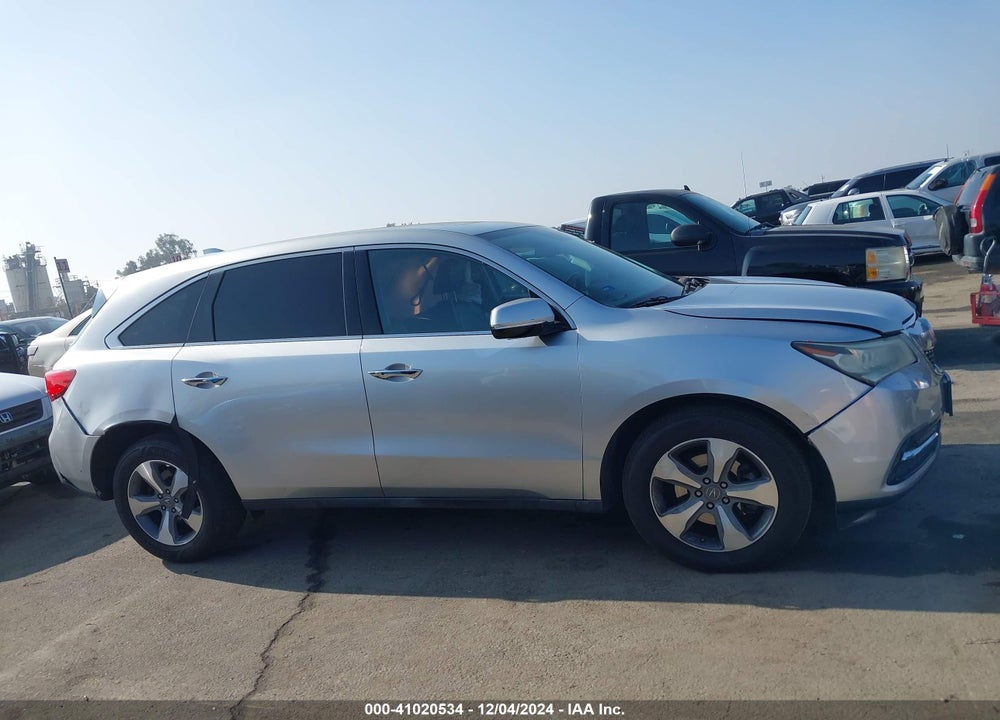 2014 ACURA MDX VIN: 5FRYD4H22EB024022