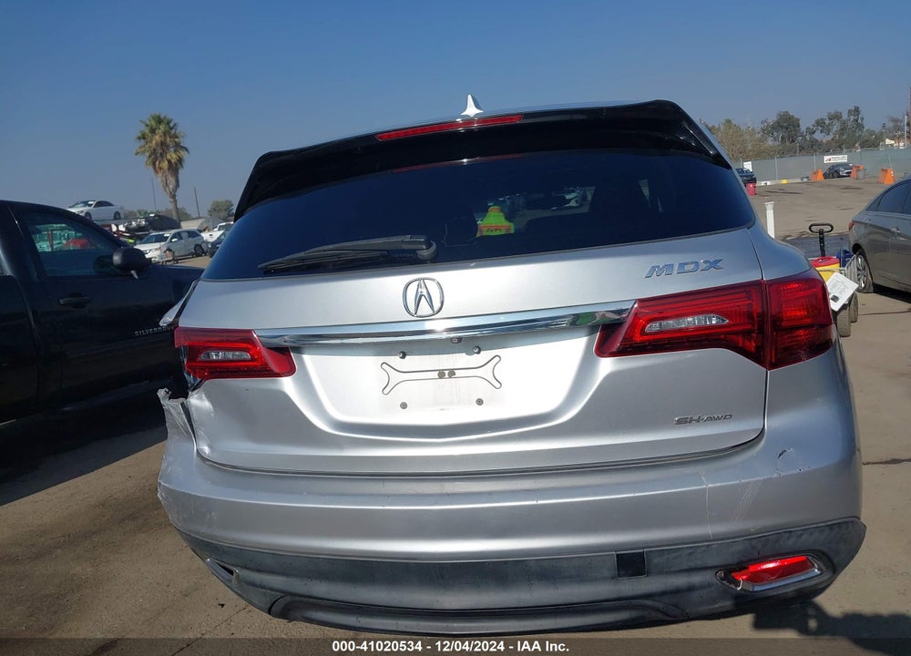 2014 ACURA MDX VIN: 5FRYD4H22EB024022