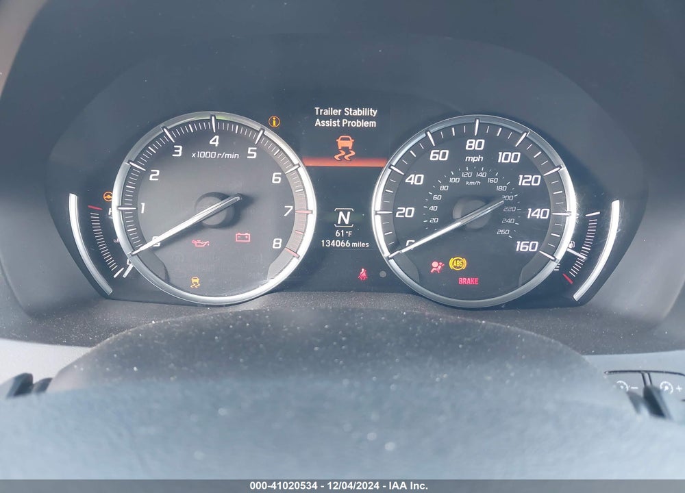 2014 ACURA MDX VIN: 5FRYD4H22EB024022
