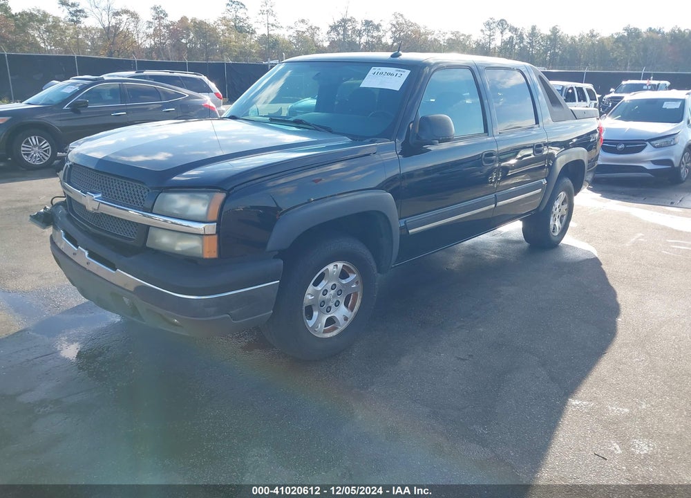 2004 CHEVROLET AVALANCHE 1500 VIN: 3GNEK12T74G296575