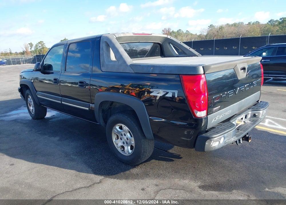 2004 CHEVROLET AVALANCHE 1500 VIN: 3GNEK12T74G296575