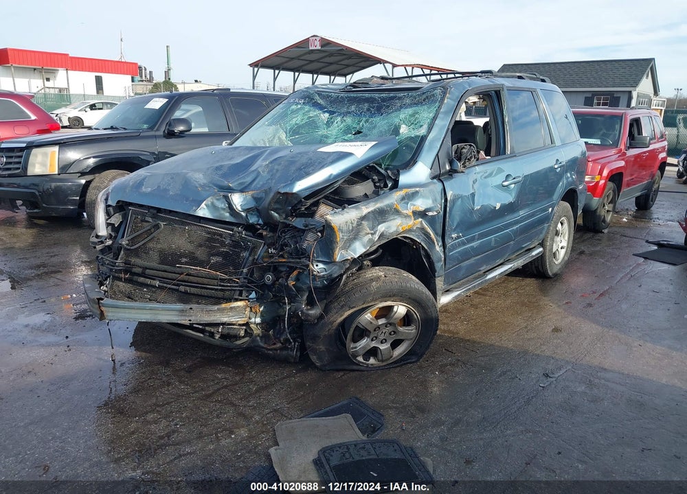 2007 HONDA PILOT EX-L VIN: 5FNYF18547B013756