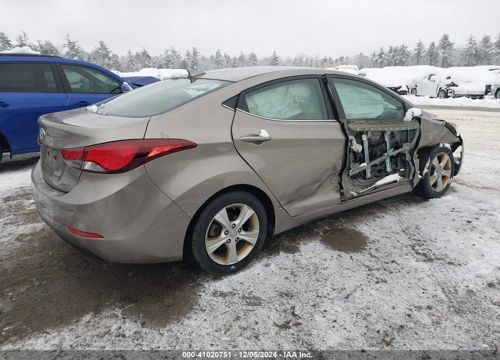 2016 HYUNDAI ELANTRA VALUE EDITION VIN: 5NPDH4AE2GH772458