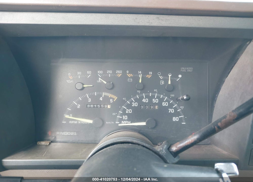 1993 CHEVROLET GMT-400 K1500 VIN: 1GCEK14K4PZ160471
