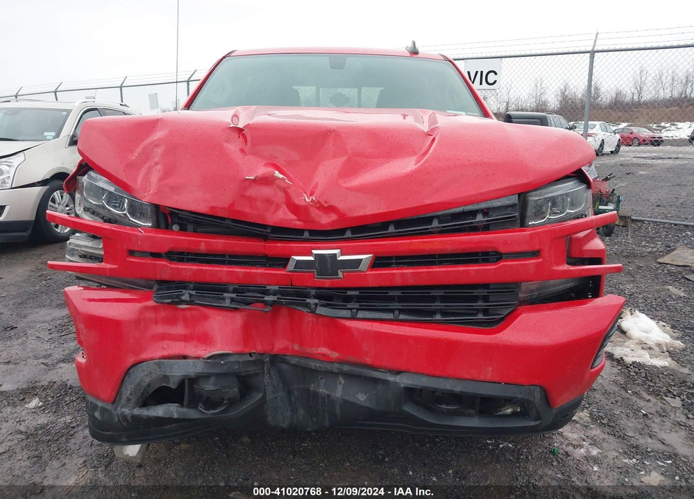 2020 CHEVROLET SILVERADO 1500 4WD SHORT BED RST VIN: 1GCUYEED4LZ180120