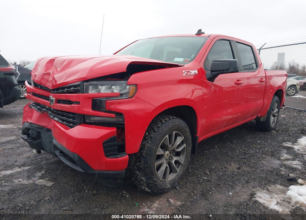 2020 CHEVROLET SILVERADO 1500 4WD SHORT BED RST VIN: 1GCUYEED4LZ180120