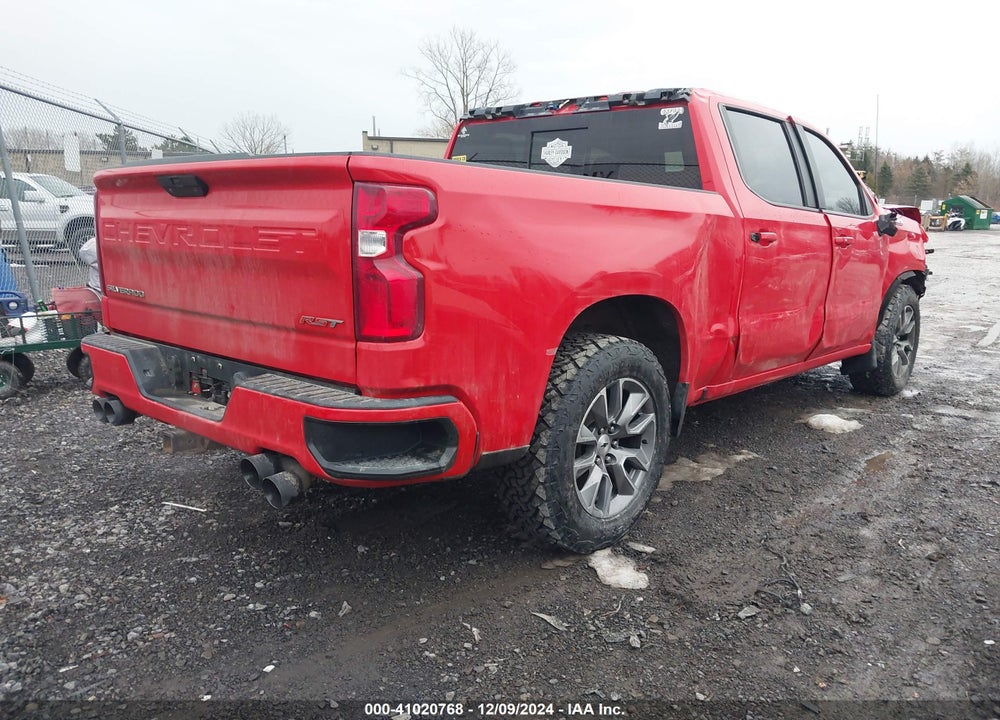 2020 CHEVROLET SILVERADO 1500 4WD SHORT BED RST VIN: 1GCUYEED4LZ180120