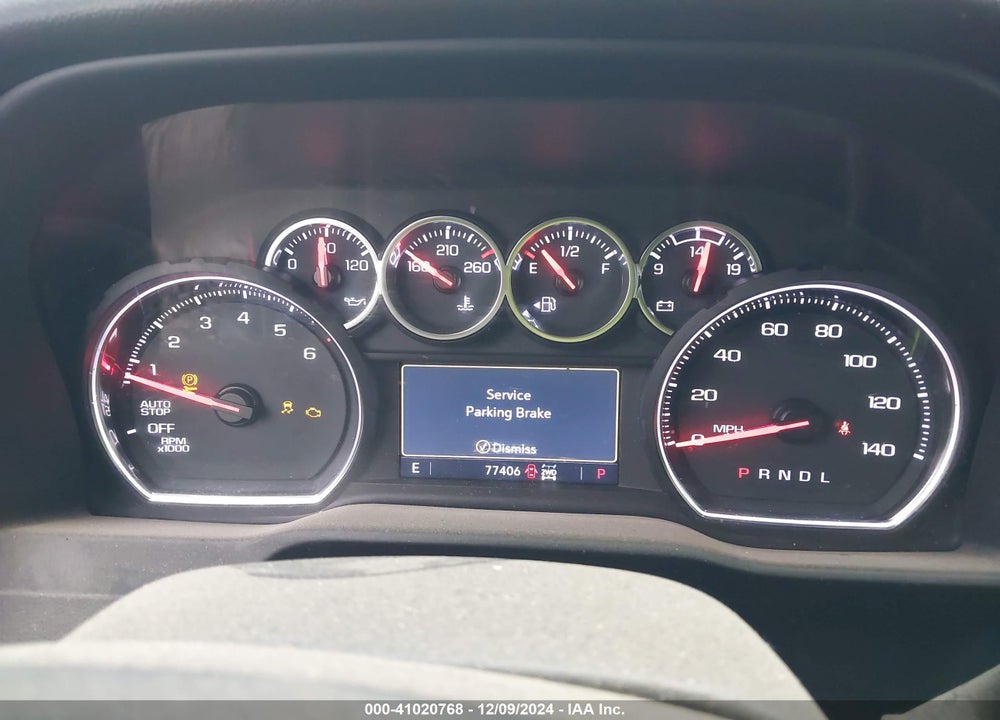 2020 CHEVROLET SILVERADO 1500 4WD SHORT BED RST VIN: 1GCUYEED4LZ180120