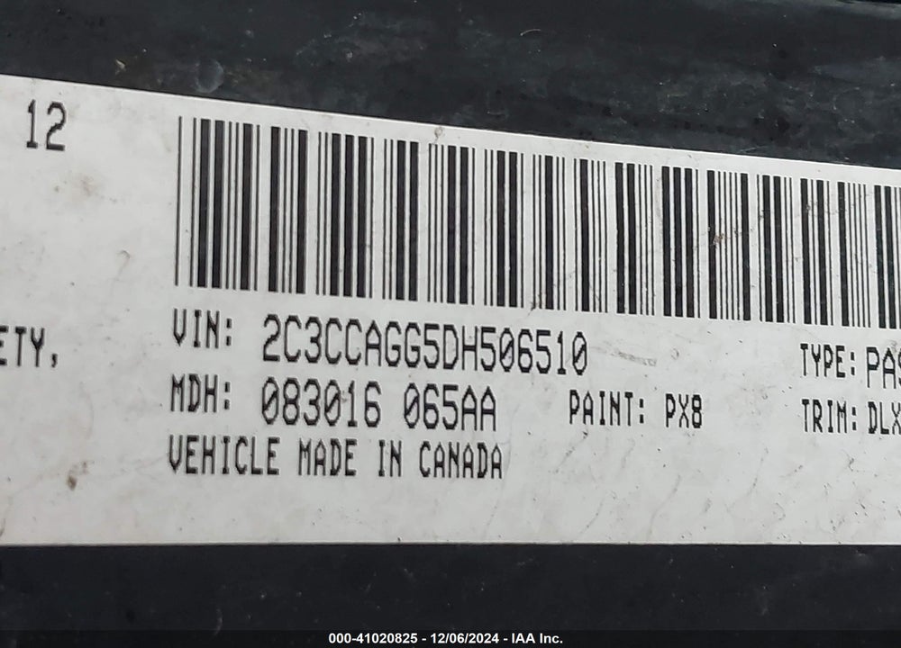 2013 CHRYSLER 300 300S VIN: 2C3CCAGG5DH506510