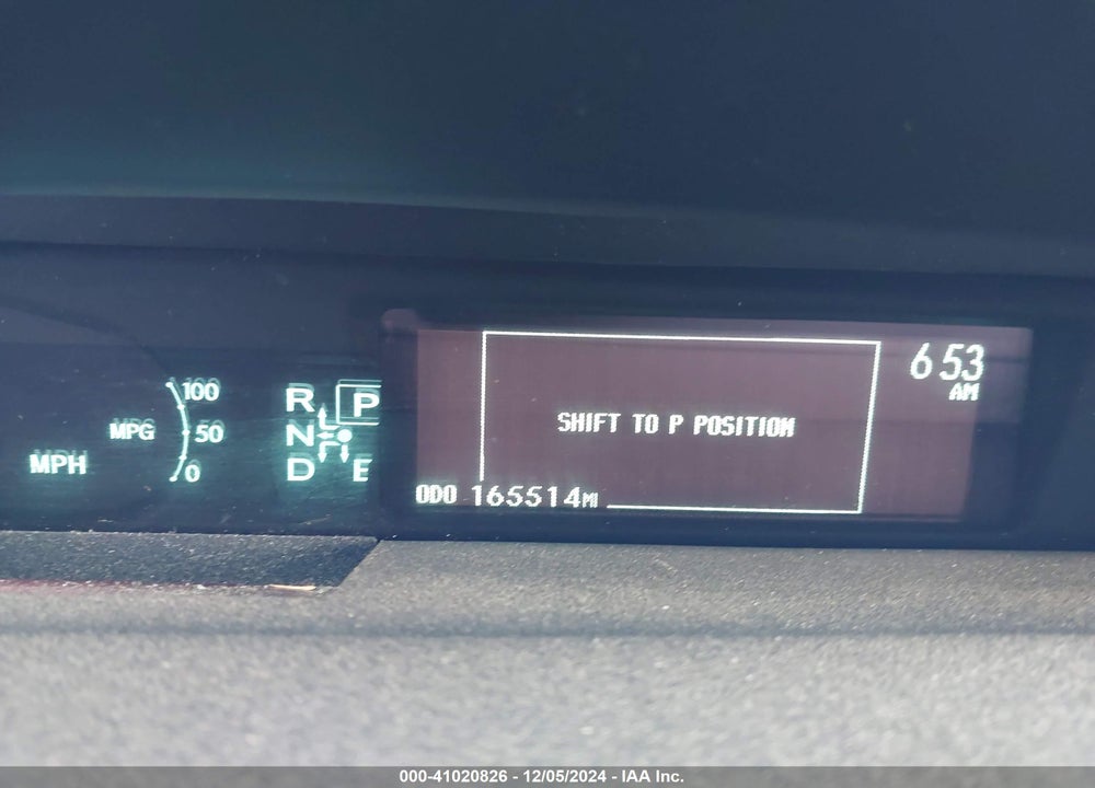 2012 TOYOTA PRIUS THREE VIN: JTDKN3DU2C5479795
