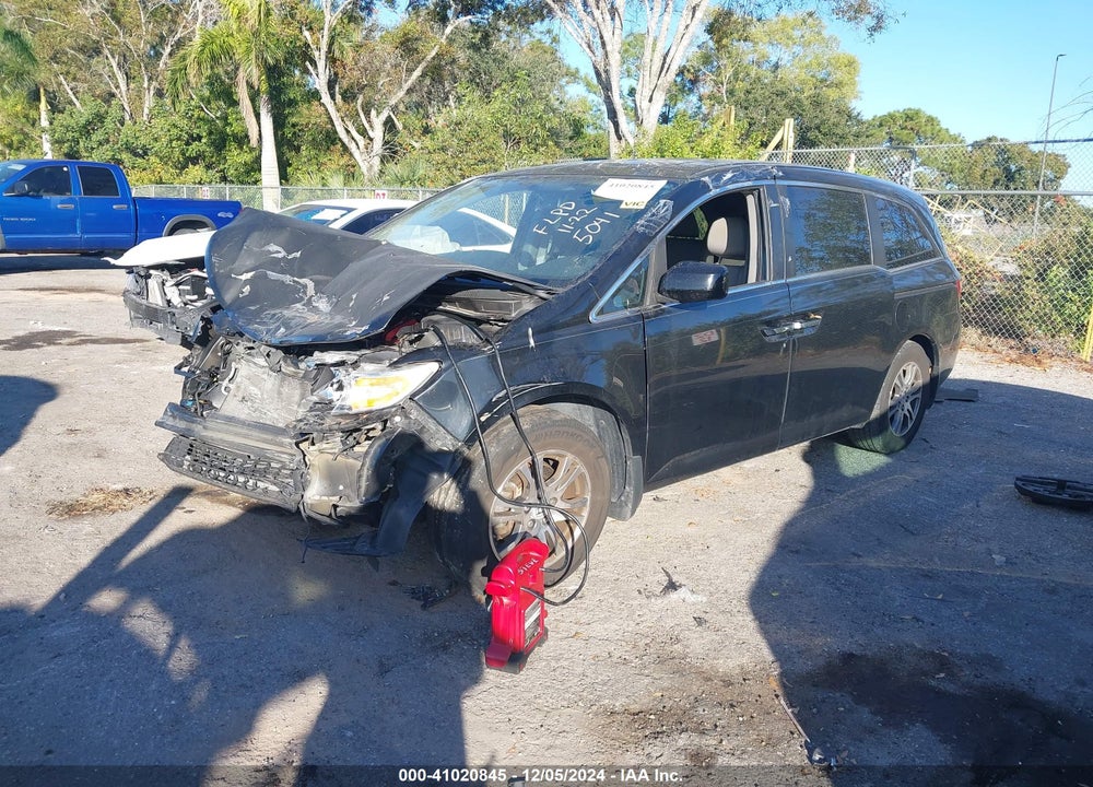 2013 HONDA ODYSSEY EX-L VIN: 5FNRL5H60DB025041