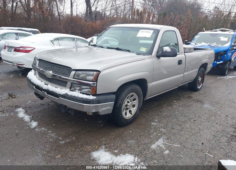 2005 CHEVROLET SILVERADO 1500 WORK TRUCK VIN: 1GCEC14XX5Z144829
