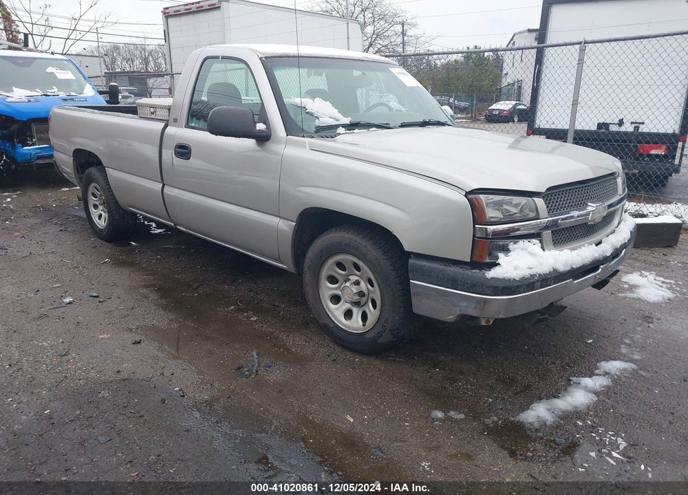 2005 CHEVROLET SILVERADO 1500 WORK TRUCK VIN: 1GCEC14XX5Z144829