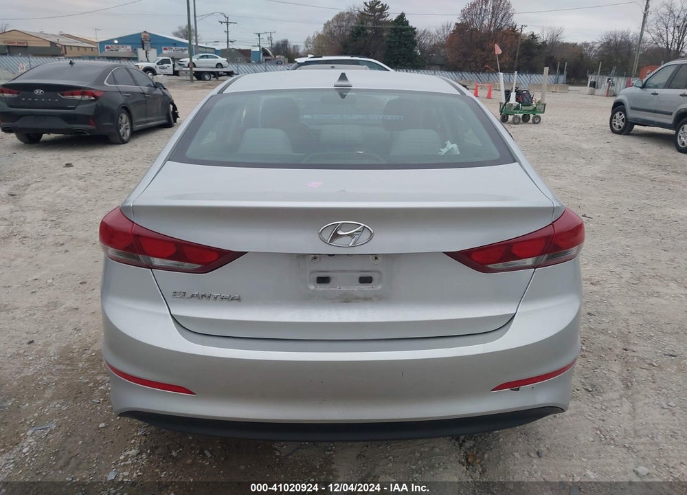 2018 HYUNDAI ELANTRA VALUE EDITION VIN: 5NPD84LF6JH245472