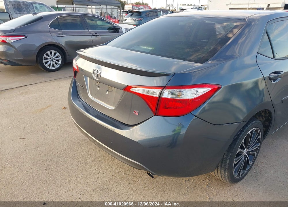2016 TOYOTA COROLLA S PLUS VIN: 5YFBURHE9GP514284