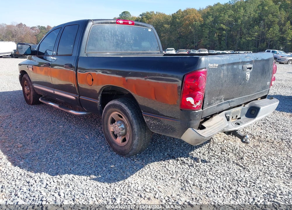 2007 DODGE RAM 2500 LARAMIE VIN: 3D7KR28A27G809499