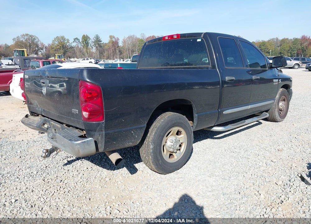 2007 DODGE RAM 2500 LARAMIE VIN: 3D7KR28A27G809499
