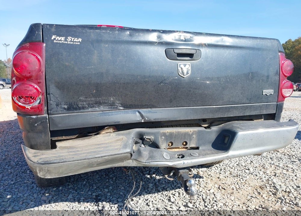 2007 DODGE RAM 2500 LARAMIE VIN: 3D7KR28A27G809499