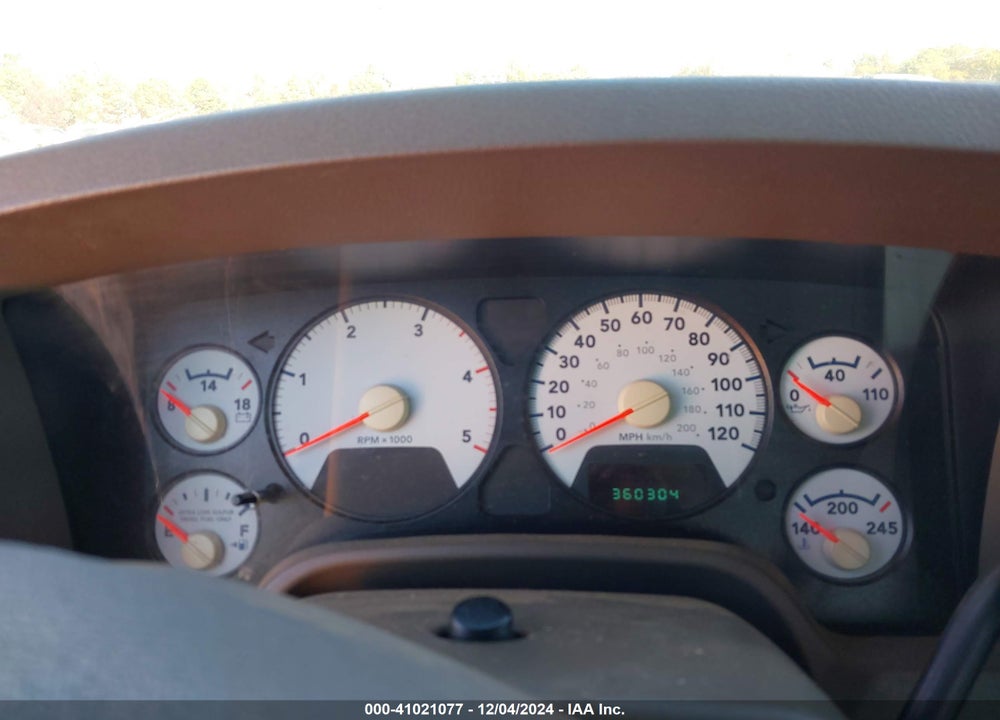2007 DODGE RAM 2500 LARAMIE VIN: 3D7KR28A27G809499