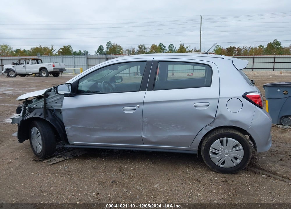2021 MITSUBISHI MIRAGE CARBONITE EDITION/ES/LE VIN: ML32AUHJ7MH010657