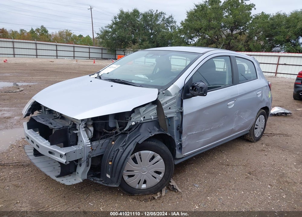 2021 MITSUBISHI MIRAGE CARBONITE EDITION/ES/LE VIN: ML32AUHJ7MH010657