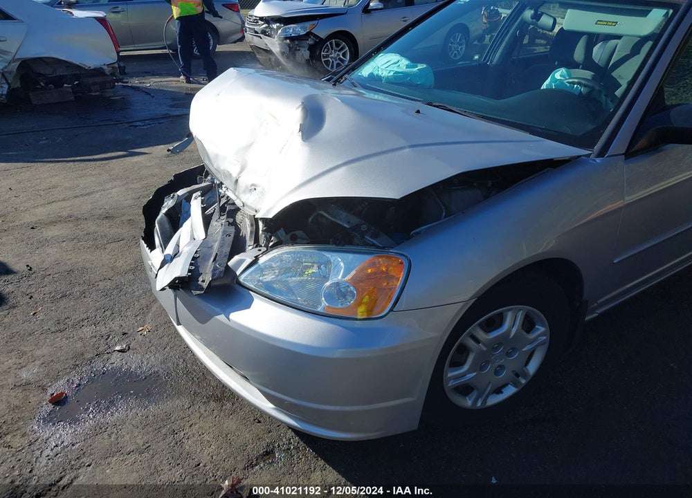 2001 HONDA CIVIC LX VIN: 1HGES16501L076053