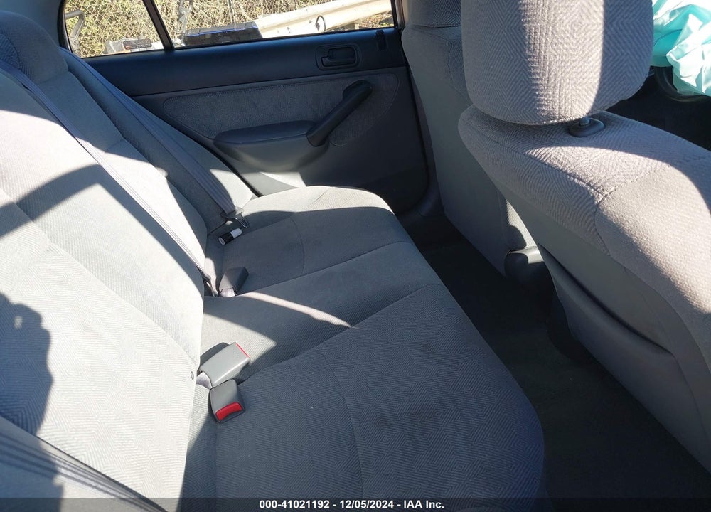 2001 HONDA CIVIC LX VIN: 1HGES16501L076053
