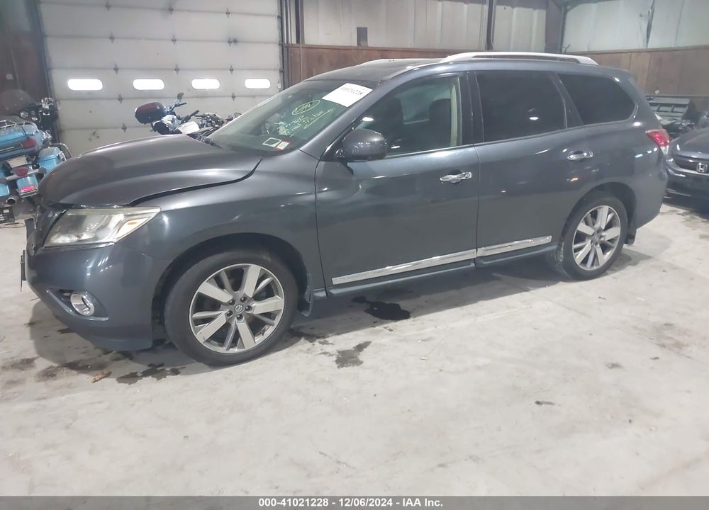 2013 NISSAN PATHFINDER PLATINUM VIN: 5N1AR2MM5DC678603