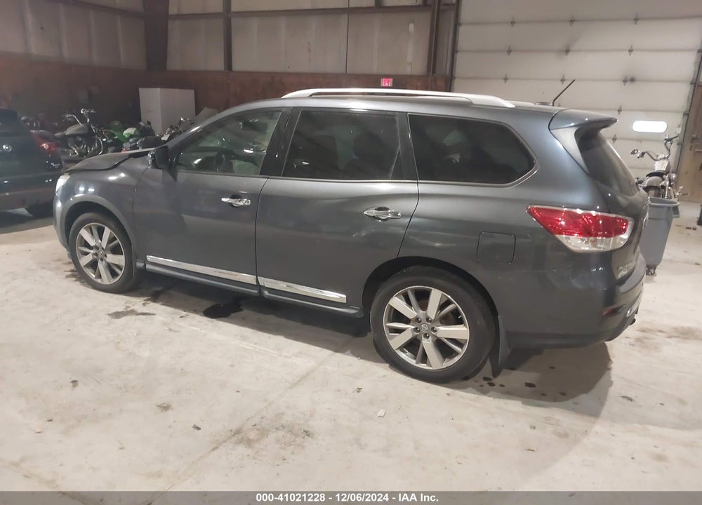 2013 NISSAN PATHFINDER PLATINUM VIN: 5N1AR2MM5DC678603