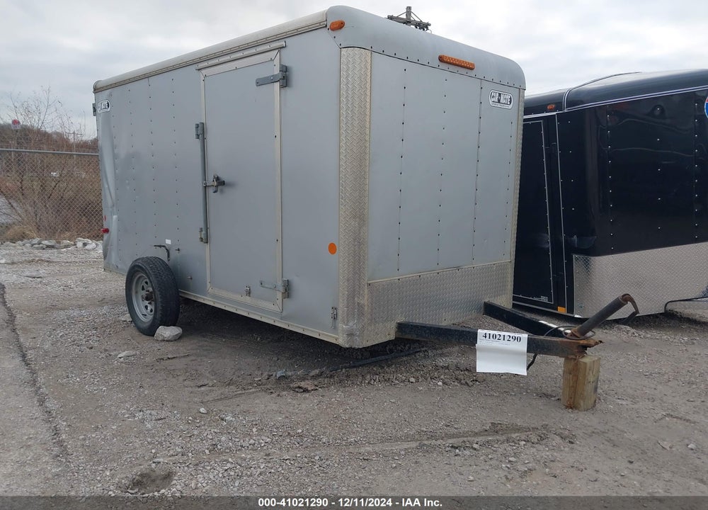 2011 CAR MATE 12\' ENCLOSED TRAILER VIN: 5A3C612S4BL001418