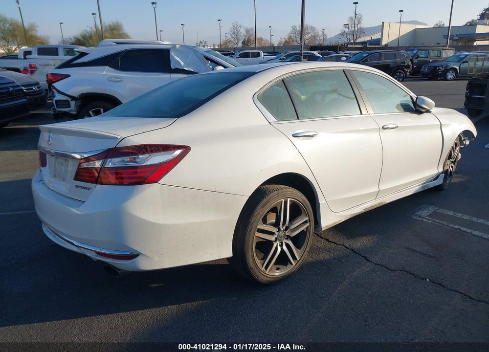 2017 HONDA ACCORD SPORT VIN: 1HGCR2F59HA290036