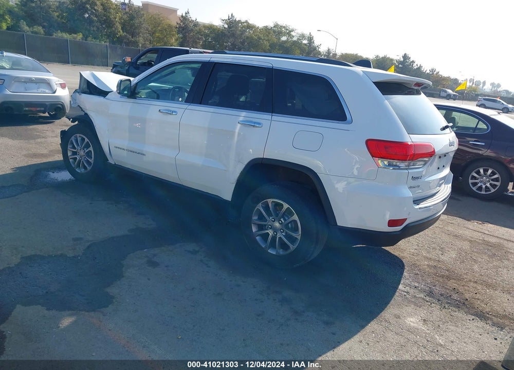 2016 JEEP GRAND CHEROKEE VIN: 1C4RJFBGXGC507045